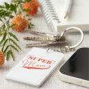Search for super rectangular key rings Mum