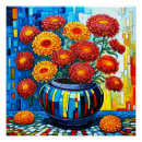 Search for chrysanthemum art Orange