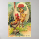Search for rooster and chicks posters Vintage