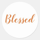 Search for religious thanksgiving stickers Blessed
