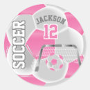 Search for pink soccer stickers Futbol