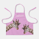Search for giraffe kids aprons Animal