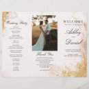 Search for tri fold wedding programmes Classic
