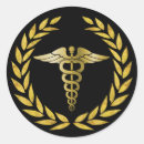 Search for gold caduceus stickers Nursing