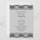 Search for lacy wedding invitations Grey