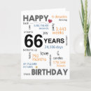 Search for 66 birthday cards Happy 66th birthday