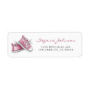 Search for shoe return address labels Baby shower