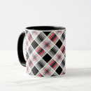 Search for red and white plaid mugs Pattern