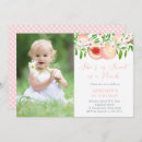 Search for sweet as a peach birthday invitations Watercolor peaches