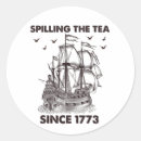 Search for spill the tea stickers Patriotic