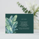 Search for destination wedding enclosure cards Green