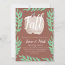 Search for brown leaf invitations Fall