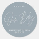 Search for dusty blue stickers Oh baby