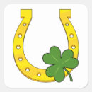 Search for lucky horseshoe stickers Golden