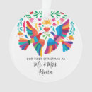 Search for lovebird christmas tree decorations Newlyweds