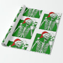 Search for horror christmas wrapping paper Skull