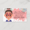 Search for face painting business cards Clown
