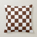 Search for brown and white cushions Checks