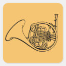 Search for brass instruments stickers French horn