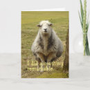 Search for funny sheep birthday cards Humor