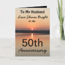 Search for husband 50th anniversary cards For him