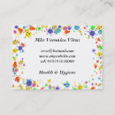 Search for disease business cards Virus