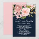 Search for gold funeral invitations Pink