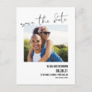 Search for black and white save the dates postcards Stylish