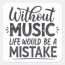 Search for music is life stickers Vintage
