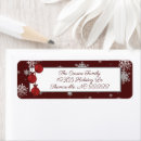 Search for red ornament return address labels Script
