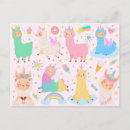 Search for kawaii alpaca postcards Llama
