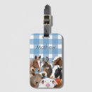 Search for animal luggage tags Blue