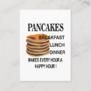 Search for pancake business cards Breakfast