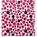 Search for black white and red shower curtains Retro