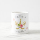 Search for unicorn christmas mugs Girly