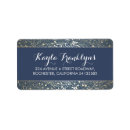 Search for gold filigree return address labels Gilded