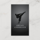 Search for martial arts business cards Kickboxing