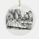 Search for literature christmas tree decorations Alice in wonderland