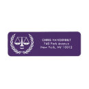 Search for law school return address labels Lawyer