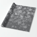 Search for black and white wrapping paper Snowflake