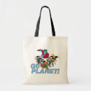 Search for 90s cartoon tote bags Planeteers