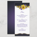 Search for 50th anniversary wedding menus Watercolor
