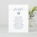 Search for navy table cards Seating plan