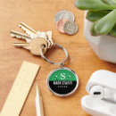 Search for metallic green key rings Monogrammed