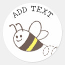 Search for white bee stickers Minimalist