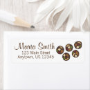 Search for chocolate candy return address labels Chocoholic