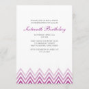 Search for chevron sweet 16 invitations Modern