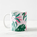 Search for hawaiian patterns mugs Leaves