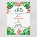 Search for hawaiian luau party graduation invitations announcements Aloha