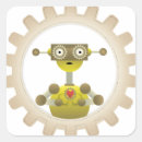 Search for steampunk heart stickers Robot